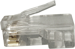 Vertical Cable: RJ45 Cat6 PLUG WITH SNAGLESS TABS 012-022 Small Image