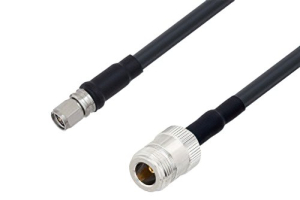 RFOCS Cable Assembly, 240 Series, Type N (F) to SMA (M) 2 Meter