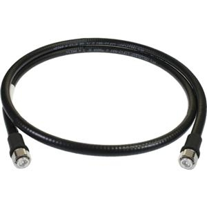 Amphenol 1/2" Jumper Cable 1/2" 4.3/10 Male to 4.3/10 Male, 5 Meters, W/WPS Boots Both