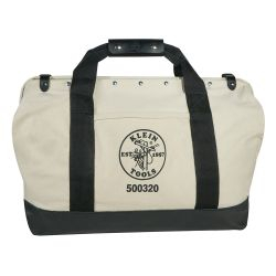 Klein Tools: 20'' (508 mm)  Pocket Canvas Tool Bag  with Leather Bottom 5003-20 Thumbnail