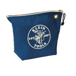 Klein Tools: Canvas Zipper Bag- Consumables, Blue 5539BLU Thumbnail