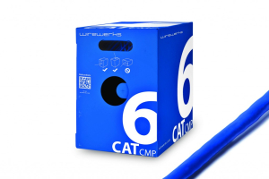 Wirewerks: CAT6 Plenum 60 Series Cables U-UTP, BLUE 6040-2PBL-R305 Thumbnail