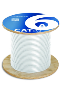 Wirewerks: 70 Series, CAT6A SMALL O.D. UTP 4P/23AWG SOLID CMP WHITE, REEL, 305M (1000ft) 70432PWHL305 Thumbnail