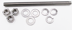 PIM Shield Threaded Rod Kit, SS, 3/8" x 6-in, Qty 10, 900211-10