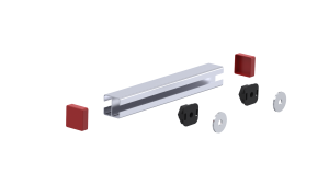 PIM Shield Rail Kit, 24-inch, with 2x 900711 channel runners, 900731-24