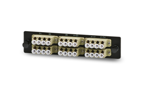 Wirewerks: Adapter Strip, LC Quad, 24 Fiber, 6 Port, Multimode PB, 50 or 62.5 AS-WL24M Thumbnail