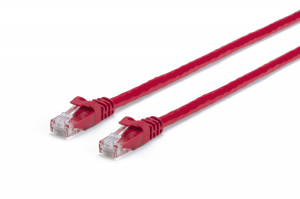 Wirewerks Copper CAT6, RED, 3 ft