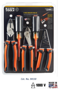 Klein Tool 5 Piece 1000v Insulated Tool Kit 94130