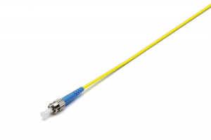 Wirewerks: SIMPLEX, 8.3 micron, single-mode, 3mm jacket, fiber pigtail, ST-Pigtail, 3 meter, Riser, UPC PC-1KSTBOED003 Thumbnail