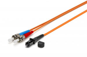 Wirewerks: Duplex, 62.5 micron,  multi mode, 1.8mm jacket, fiber patch cord, MTRJ-ST  20 meter, Riser , PC PC-2IMTCSTC020 Thumbnail