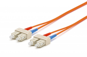 Wirewerks: Duplex, 50 micron multi mode, 3mm jacket, fiber patch cord, SC-SC,30 meter, Riser , PC PC-3ASCCSCC030 Thumbnail