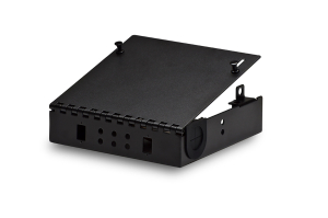 Wirewerks: Fiber Optic Wall Mount Panel holds up to 1 strip for a maximum capacity of 12 fibers. PP-WM1S Thumbnail