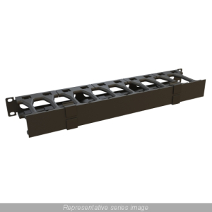 Hammond Mfg.: 1U FINGER MANAGER WITH DOOR RB-HFM1 Small Image