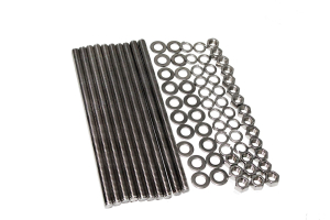 RFOCS THREADED ROD KIT, 3-8" - M10, INCLUDES WASHERS,THREADED RODS, HEX NUTS. 4 INCH ROD., STAINLESS STEEL, 10 PACK