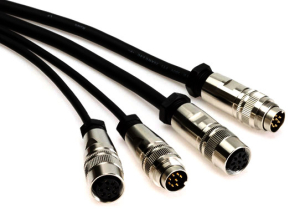 RFOCS: AISG 2.0, Straight Cable Assembly 8PIN(male) to 8PIN(female), IP67, 0.5M SARC-V1-000.5 Thumbnail