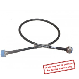 RFOCS Cable Assembly, Low PIM, 3/8" SF, 7-16-DIN (M) to Right Angle 7-16-DIN (M), 8"