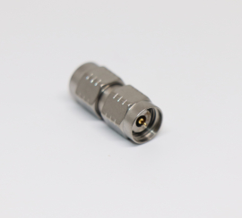 RFOCS 281281 Adapter, DC to 50 GHz, Test Grade, 2.4 mm Male to 2.4 mm Male front