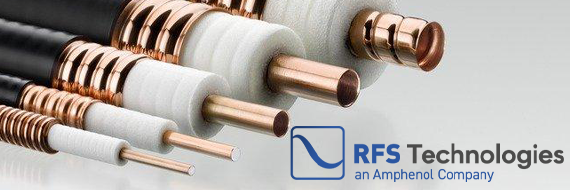 RFS coaxial cables, coaxial components for RF and DAS
